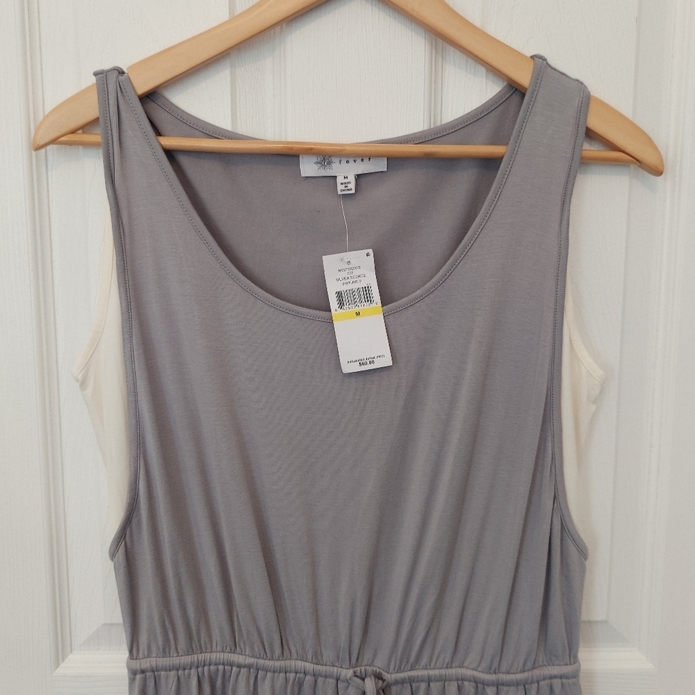 Fever Sleeveless Grey Dress Medium NWT - Picture 2 of 6